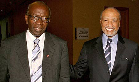 Warner (left) and Bin Hammam have been provisionally suspended by the FIFA Ethics Committee.