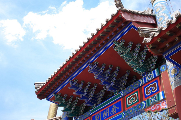 The architectural design of Yongning village is of traditional Chinese style. [Photo:CRIENGLISH.com]