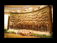 The Xibaipo Memorial is a memorial of Chinese revolutionary sites. Located in Pingshan County of Hebei Province in North China, Xibaipo was the last village headquarters of the Central Committee of Chinese Communist Party (CCP) and the People's Liberation Amy during the latter part of the Liberation War (Chinese Civil War). The memorial was built in 1977 and opened to the public on May 26, 1978.[guangyin/bbs.fengniao.com] 