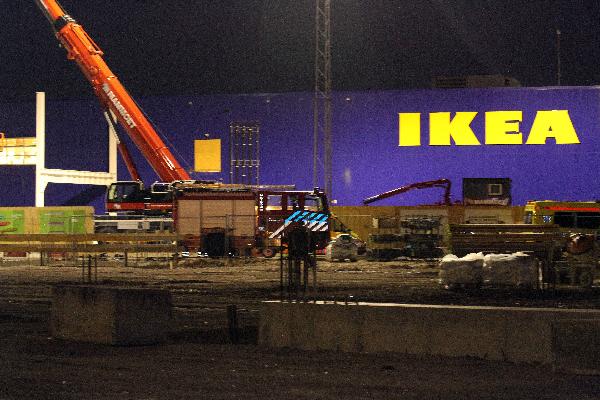Police scramble for clues Tuesday after booby-trapped packages explode at three Ikea stores in Belgium, France and the Netherlands, with no one claiming responsibility for the acts. [Xinhua/AFP]