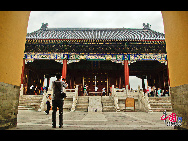 The Temple of Heaven, literally the Altar of Heaven, is a complex of Taoist buildings situated in southeastern Beijing. The Emperors of the Ming and Qing dynasties visited the complex annually when they prayed to Heaven for good harvests. It is regarded as a Taoist temple, although Chinese Heaven worship, especially by the reigning monarch of the day, actually pre-dates Taoism. [China.org.cn]