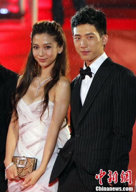 Angelababy (left) and Jin Boran