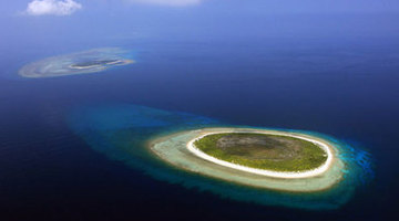 Picturesque scenery of Xisha Islands in South China Sea