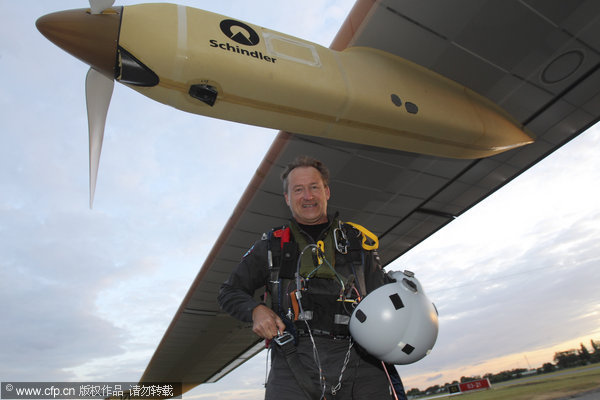 Solar-powered plane ends cross-border flight in Paris