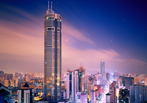 Shenzhen, one of the 'Top 10 skyscraper cities in China' by China.org.cn.