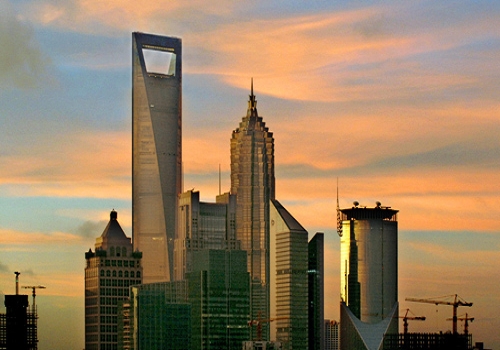 Shanghai, one of the 'Top 10 skyscraper cities in China' by China.org.cn.