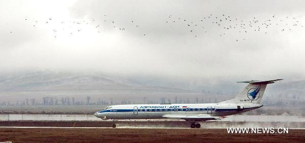 A total of 44 people were killed when a Tu-134 passenger plane crash-landed in Russia's northern republic of Karelie, local media reported June 21, 2011, citing sources from the Emergency Situations Ministry. This is a file photo of Tu-134 passenger plane taken on March 8, 2007. [Xinhua]