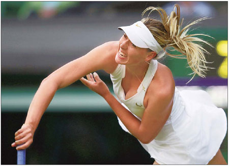 Sharapova keen to recapture glory days at Wimbledon
