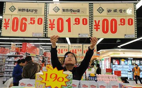 China's consumer price index rose to a 34-month high of 5.5 percent in May.