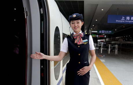 The Beijing-Shanghai high-speed railway is nearly set to open to the public. 