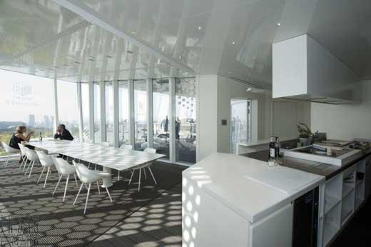 The Cube, built by Electrolux, provides customers with a unique view of Brussels that not many people have seen before.