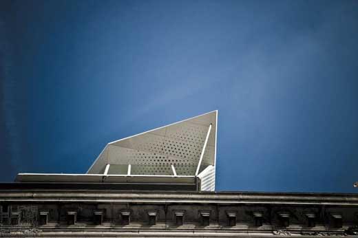 The Cube, built by Electrolux, provides customers with a unique view of Brussels that not many people have seen before.