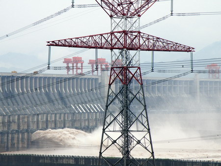 The Three Gorges Power Plant in Yichang, Hubei province. China will increase the share of non-fossil fuels to 20 percent of national energy consumption by 2030 and to one-third by 2050.