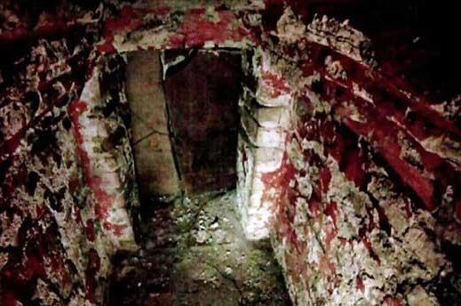 Unseen for 1,500 years: Scientists lowered a tiny camera into the Mayan tomb at the archaeological site in Palenque, southern Mexico. Amazingly, red paint still remains on the walls.
