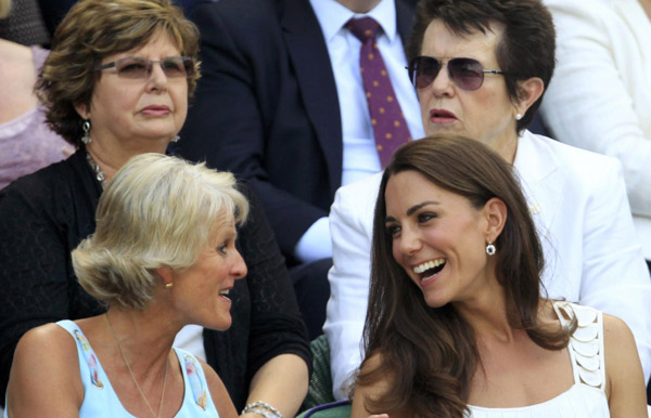 Royals William and Kate visit Wimbledon