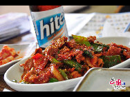 Traditional pork dish in Jeju Island. [François Chen / China.org.cn]