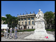 The Humboldt University is Berlin's oldest university, founded in 1810 as the University of Berlin by educational reformer and linguist Wilhelm von Humboldt. [Zhang Fang/China.org.cn]