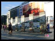 The Berlin Wall. Known in the Soviet Union and in the German Democratic Republic as the 'Anti-Fascist Protective Rampart,' it was a separation barrier between West and East Germany, which closed the border between East and West Berlin for 28 years. [Zhang Fang/China.org.cn] 