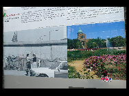 The pictures on the Berlin Wall. [Zhang Fang/China.org.cn]