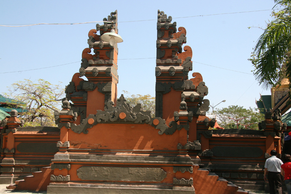 Temple building in Surabaya, Indonesia 