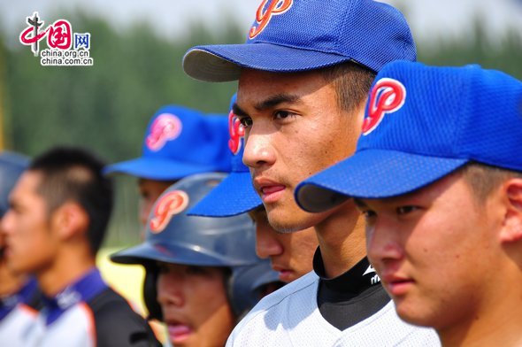 Pingzhen High School baseball team [Pierre Chen / China.org.cn]
