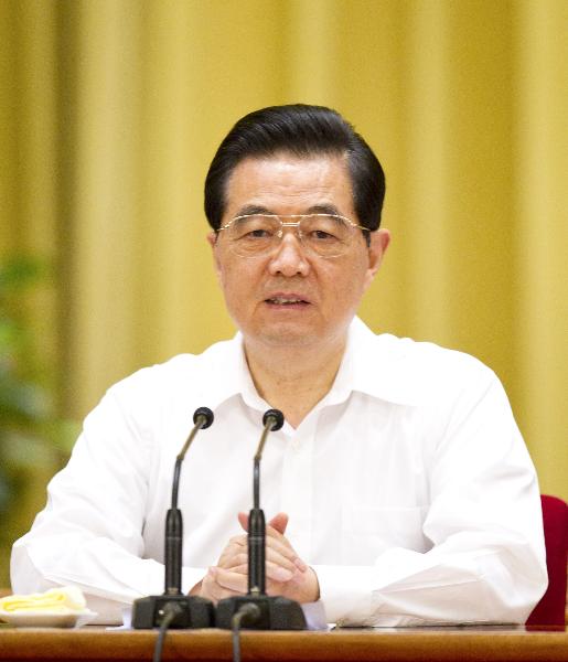 President Hu Jintao said the government will make water projects a priority of the country’s infrastructure construction plans on Friday.