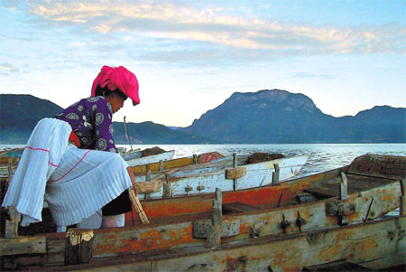 Mosuo people live around beautiful Lugu Lake in a 'women's world', the only surviving matrilineal community in China.