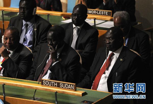 The United Nations has a new member - South Sudan. The African nation, which gained independence on Saturday, became the UN's 193rd member state by acclamation on Thursday. 