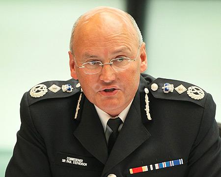 Britain's London Police chief Paul Stephenson 