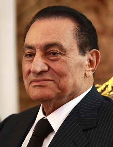 Egyptian ex-president Hosni Mubarak 