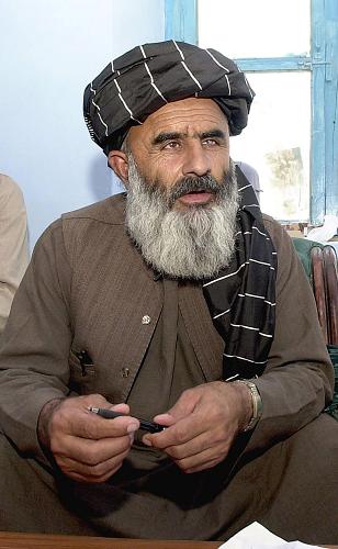 Jan Mohammad Khan, an advisor to Afghan President Hamid Karzai and also the former governor of Uruzgan province 