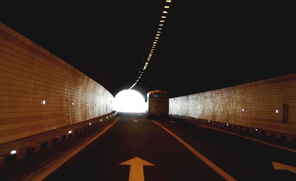 Photo taken on July 7, 2011 shows the tunnel part of the first expressway of southwest China's Tibet Autonomous Region, in Lhasa, capital of Tibet. Tibet's first expressway, a 37.8 kilometers long, four-lane road, were put into service on Sunday, linking Lhasa's city center with Gonggar Airport in the neighboring Shannan Prefecture.