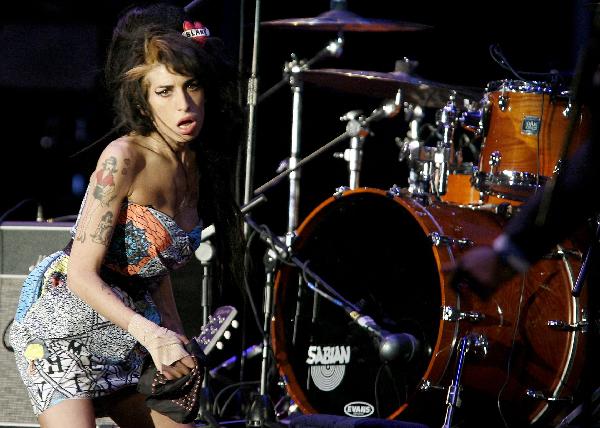 British singer Amy Winehouse