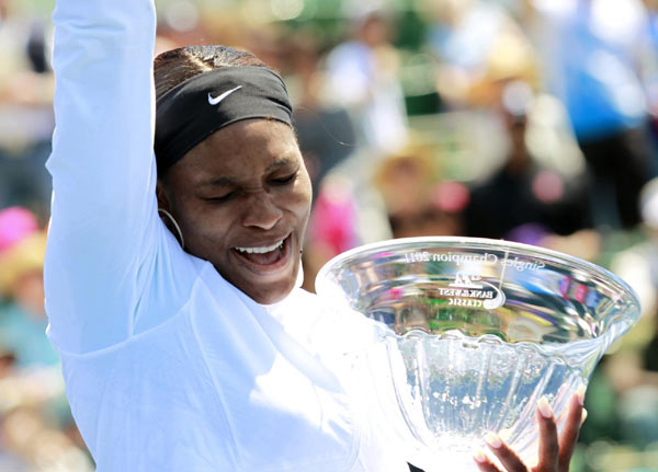 Serena claims first title since 2010 Wimbledon