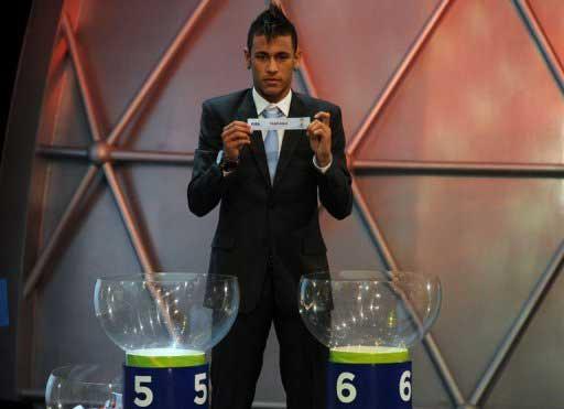 Brazilian football player Neymar draws Tanzania