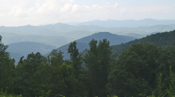 Blue Ridge Parkway mountain overlooks, North Carolina