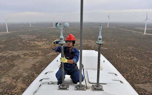 Ningxia develops wind power industry
