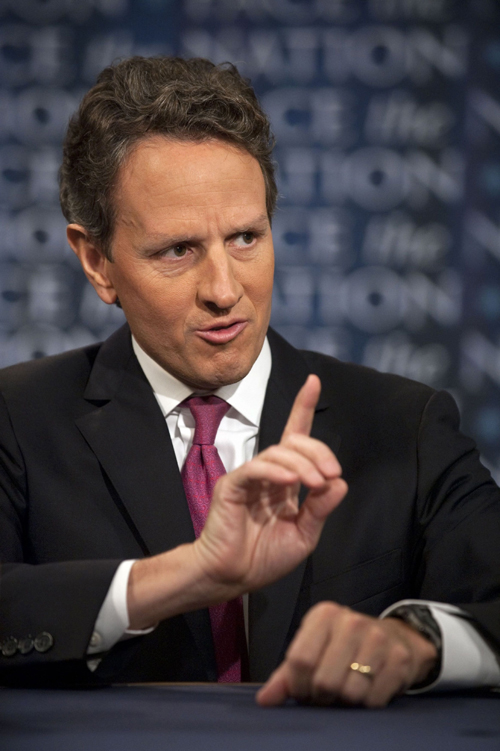 U.S. Treasury Secretary Timothy Geithner [Xinhua]