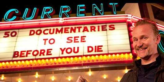 American film maker Morgan Spurlock is hosting a new TV series, '50 Documentaries To See Before You Die.' 
