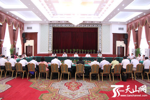 The Xinjiang regional government meeting in the wake of a trio of deadly attacks in the region. 