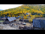 Located within the Kanas Lake scenic area in the north of Xinjiang, Hemu, one of the six most beautiful villages in China, is a rather primitive village. Here, visitors can enjoy the snow mountain, icy lake, grassland and primitive Tuwa minority village whom lived there thousand years.[捌仟里路/bbs.fengniao]