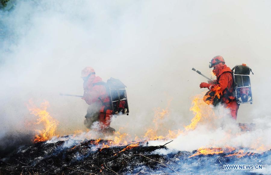 CHINA-HEILONGJIANG-FOREST FIRE DRILL (CN)