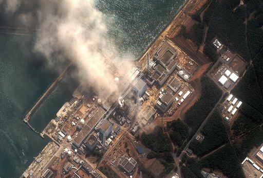 This satellite file image taken on March 14, 2011, and provided by DigitalGlobe shows the damaged Fukushima Dai-ichi nuclear facility in Okuma, Fukushima prefecture, northeastern Japan. [File photo] 