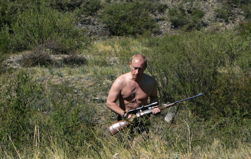 Putin's hard-man image 