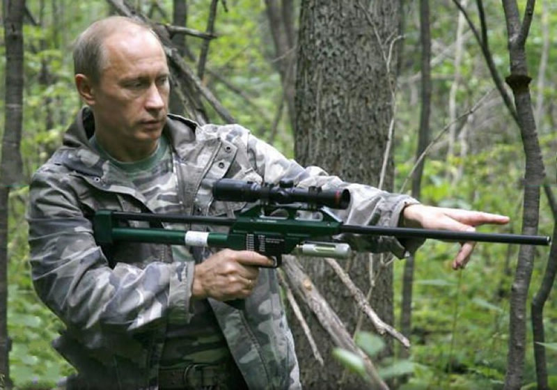 Putin's hard-man image 