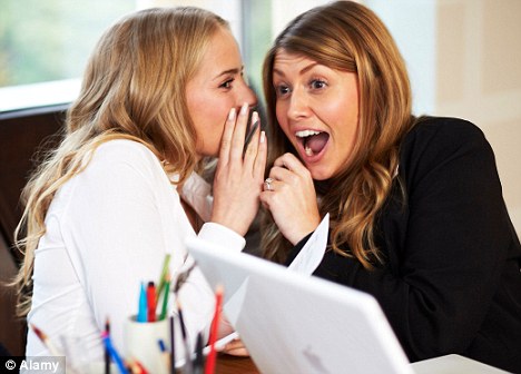 Office gossip: Women spend up to five hours a day gossiping according to a new study.
