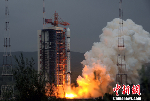 China successfully launched a maritime satellite at the Taiyuan Satellite Launch Center in north China on Tuesday.