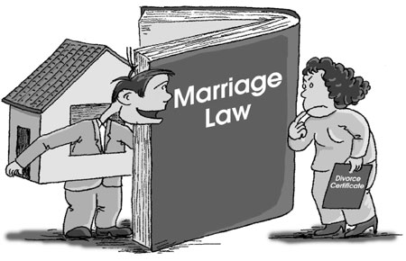 China's divorce property rules changes on Saturday.