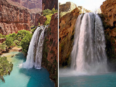 Havasu Falls, Supai, Arizona. [Photo: xinhuanet.com]