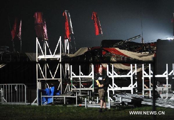 BELGIUM-HASSELT-STORM-COLLAPSE